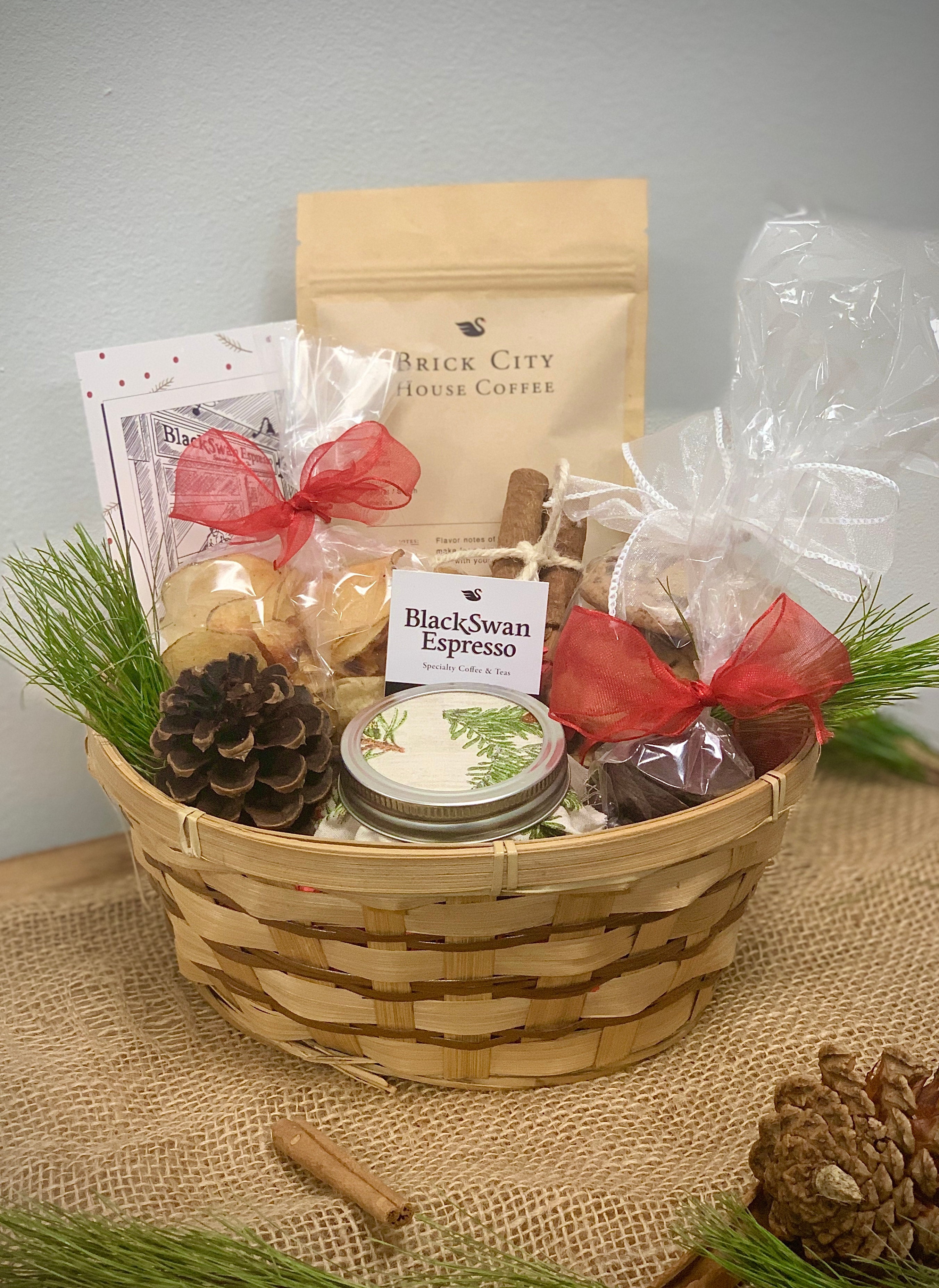 Aoibrloy Black Gift Basket Empty | 5 Pack Empty Gift Baskets with 5 Ba